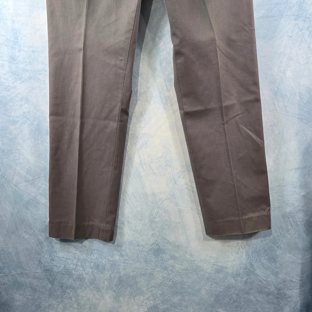 Banana Republic Non-Iron Modern Slim Fit Pants Mens 33x32 Gray Micro Stripe Chin